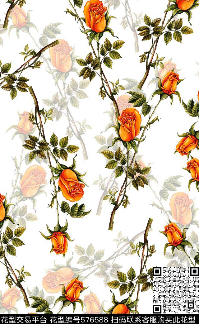 窗帘布女装连衣裙数码印花数码印花华亿平台下载（图片编号: 576588） - 瓦栏（Walan）