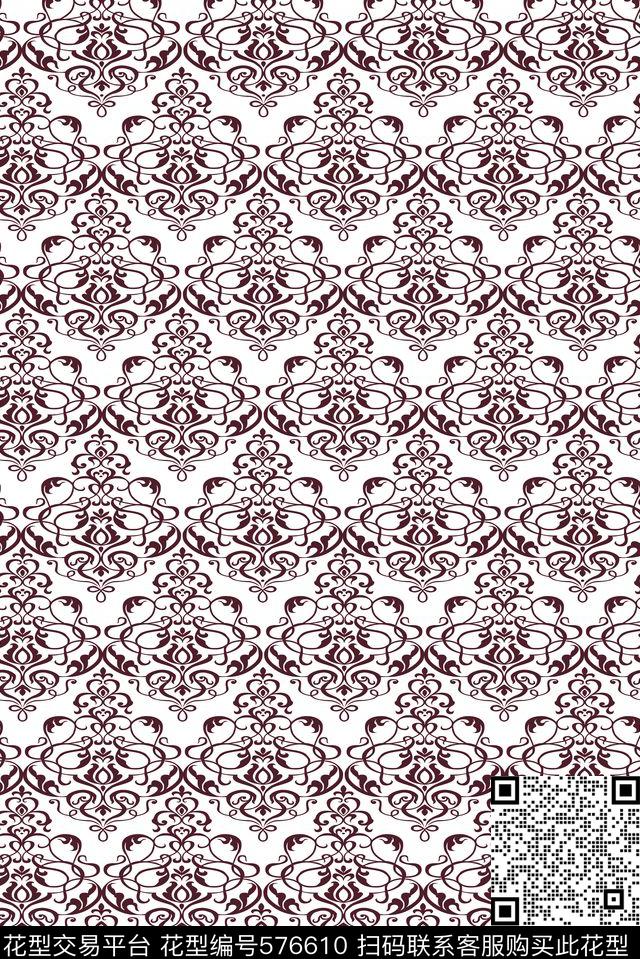 零点--家纺零点--传统云纹传统印花华亿平台下载（图片编号: 576610） - 瓦栏（Walan）