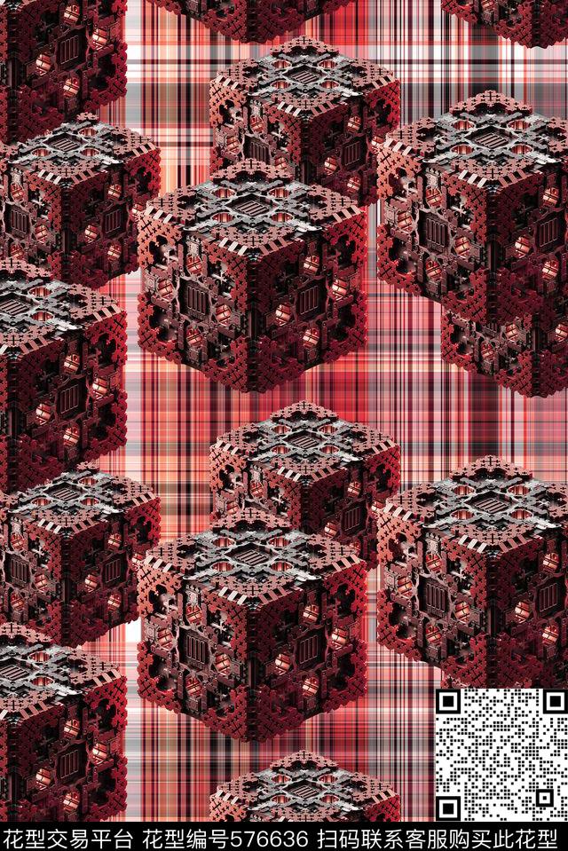 几何数码印花华亿平台下载（图片编号: 576636） - 瓦栏（Walan）