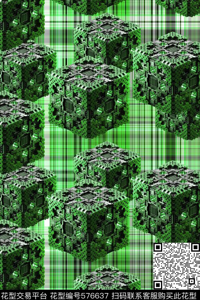 几何数码印花华亿平台下载（图片编号: 576637） - 瓦栏（Walan）