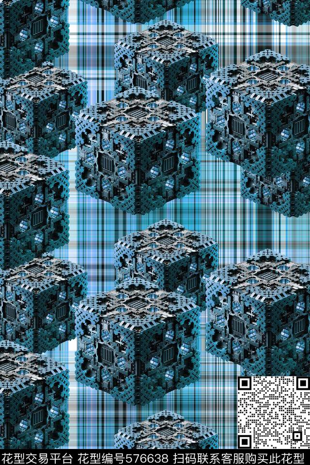 几何数码印花华亿平台下载（图片编号: 576638） - 瓦栏（Walan）