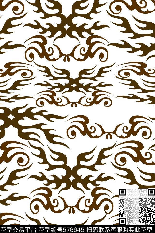 零点--传统零点--男装中国风传统印花华亿平台下载（图片编号: 576645） - 瓦栏（Walan）