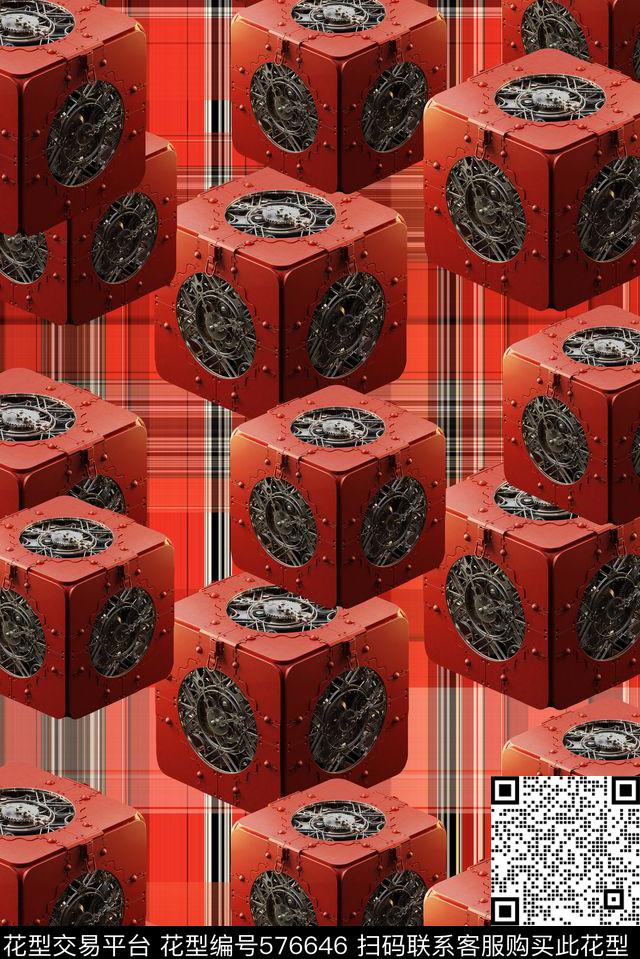 几何数码印花华亿平台下载（图片编号: 576646） - 瓦栏（Walan）