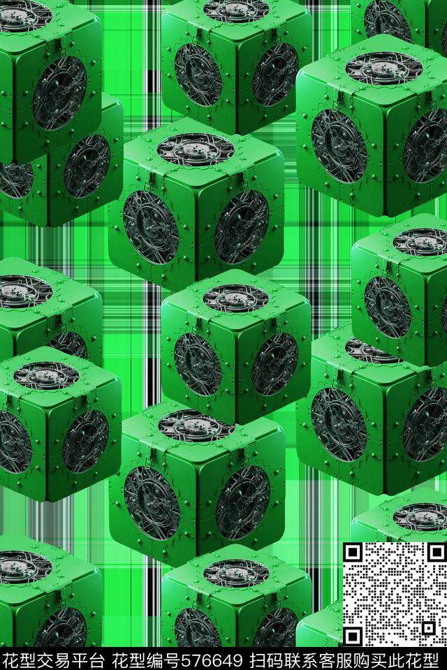 几何数码印花华亿平台下载（图片编号: 576649） - 瓦栏（Walan）