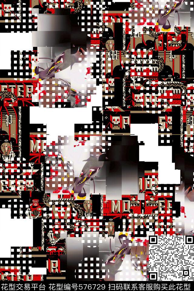 几何数码印花华亿平台下载（图片编号: 576729） - 瓦栏（Walan）