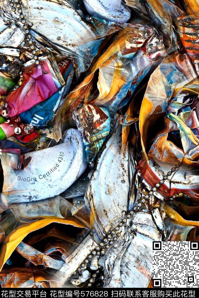 抽象几何线条数码印花华亿平台下载（图片编号: 576828） - 瓦栏（Walan）