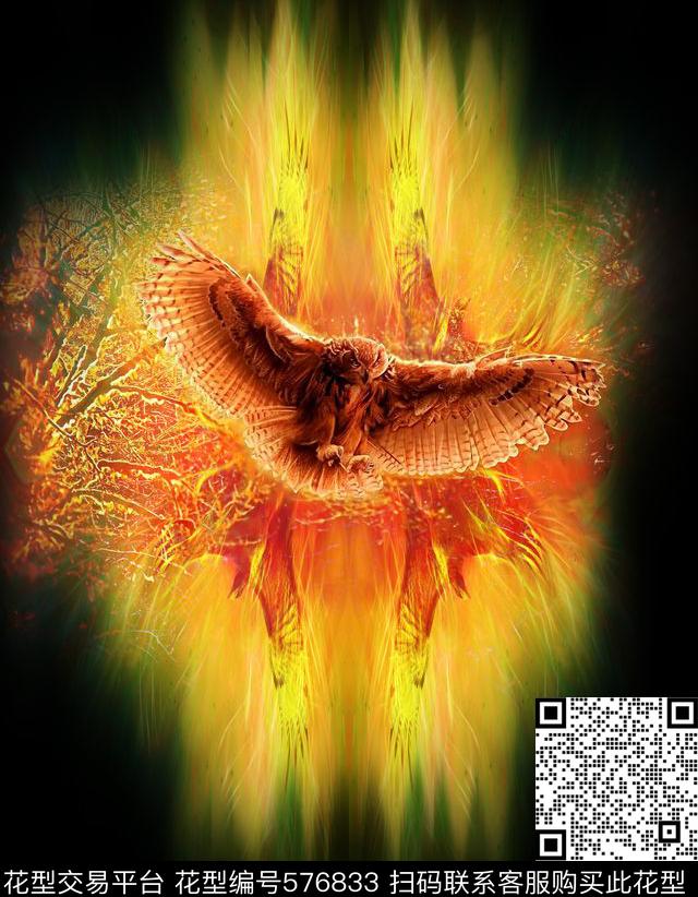 3D立体潮流个性数码印花华亿平台下载（图片编号: 576833） - 瓦栏（Walan）