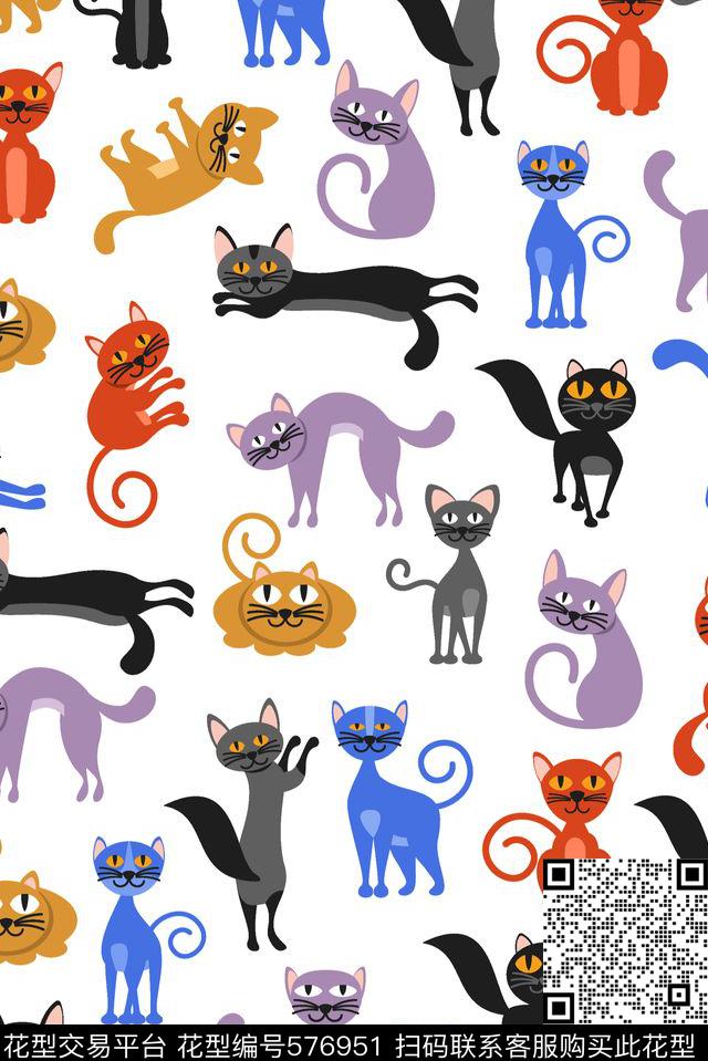 可爱童装卡通传统印花华亿平台下载（图片编号: 576951） - 瓦栏（Walan）