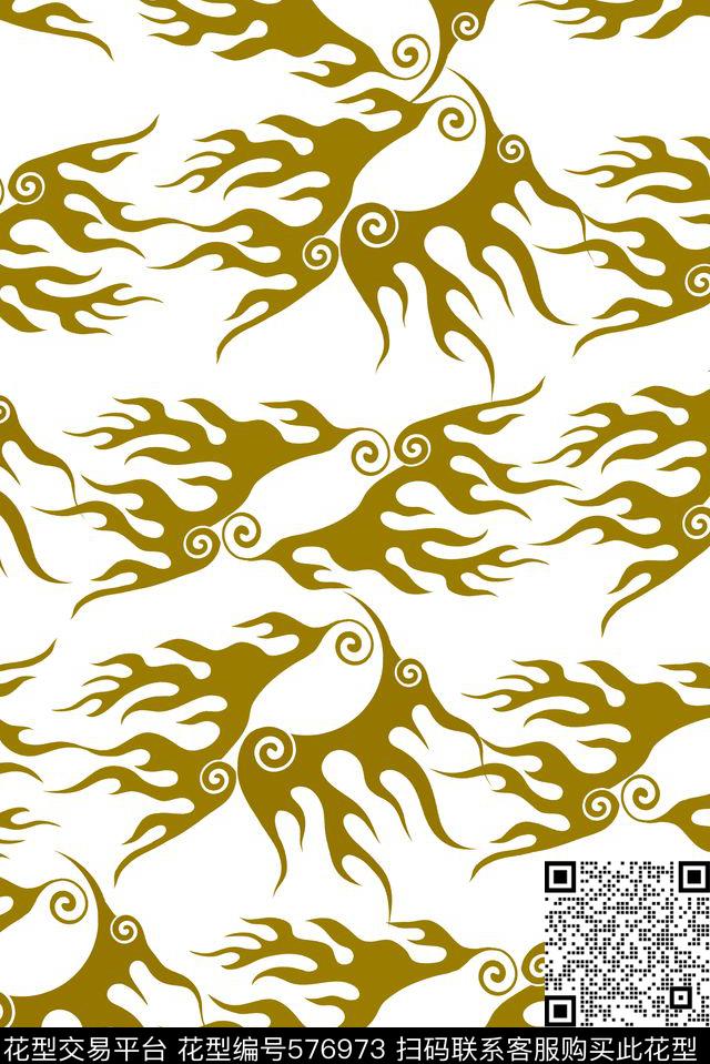 零点--传统零点--男装创新传统印花华亿平台下载（图片编号: 576973） - 瓦栏（Walan）