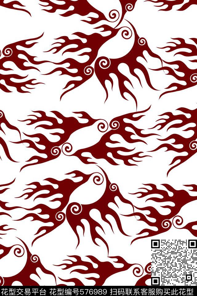 零点--传统零点--男装创新传统印花华亿平台下载（图片编号: 576989） - 瓦栏（Walan）