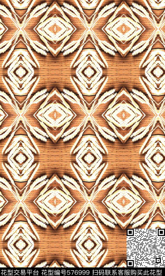 民族风格机理底纹菱形底纹传统印花华亿平台下载（图片编号: 576999） - 瓦栏（Walan）