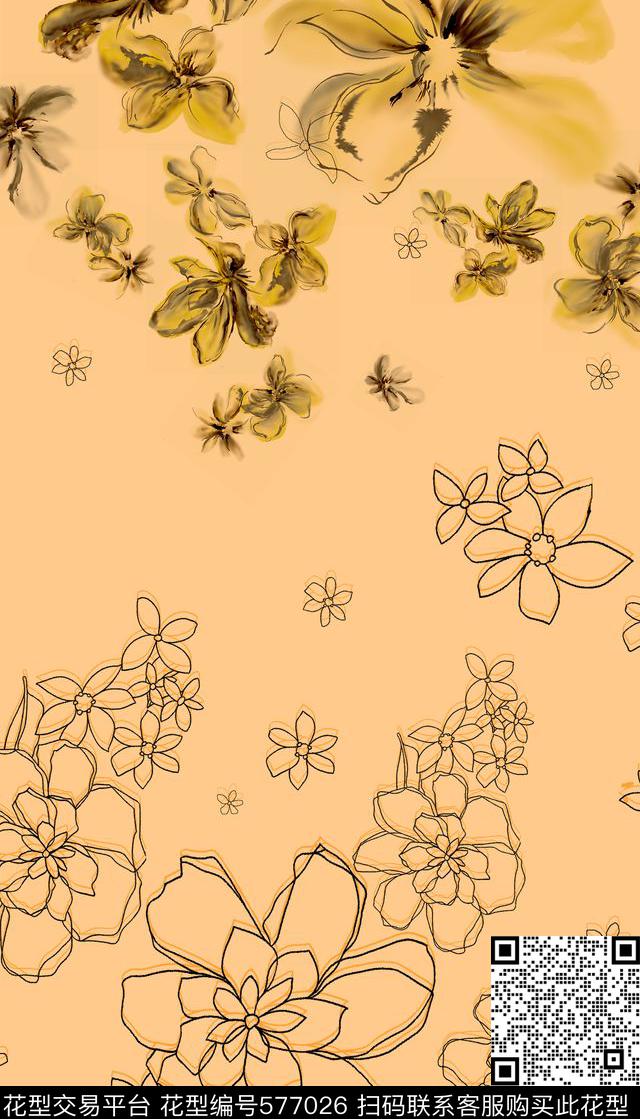 服装花卉家纺传统印花华亿平台下载（图片编号: 577026） - 瓦栏（Walan）