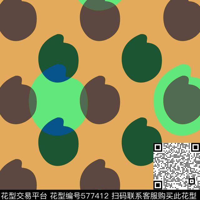 简约几何岩石传统印花华亿平台下载（图片编号: 577412） - 瓦栏（Walan）