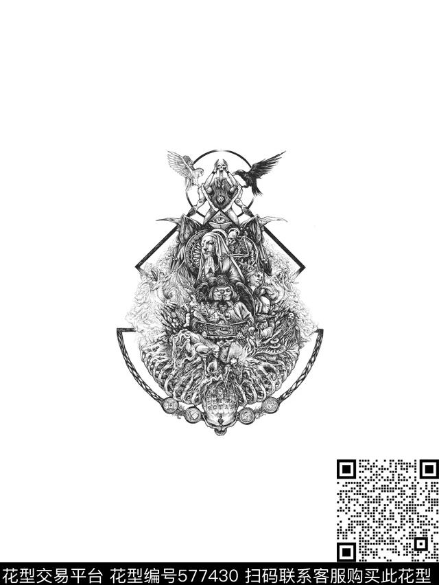 几何分割男装数码印花华亿平台下载（图片编号: 577430） - 瓦栏（Walan）