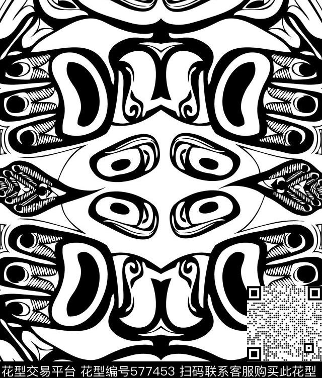 抽象几何几何图【男装】卫衣&T恤系列传统印花华亿平台下载（图片编号: 577453） - 瓦栏（Walan）