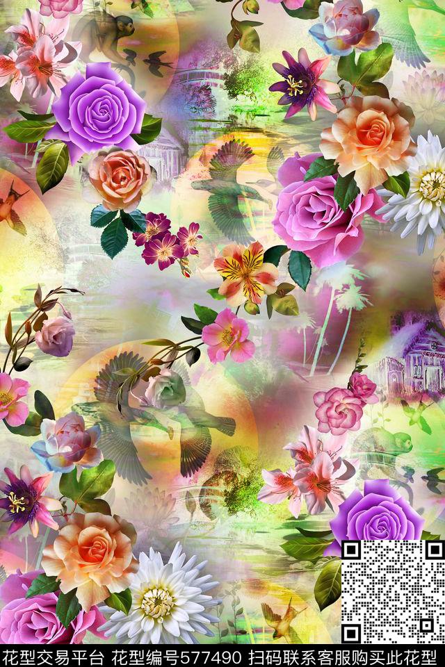 textiledesignprinting数码印花华亿平台下载（图片编号: 577490） - 瓦栏（Walan）