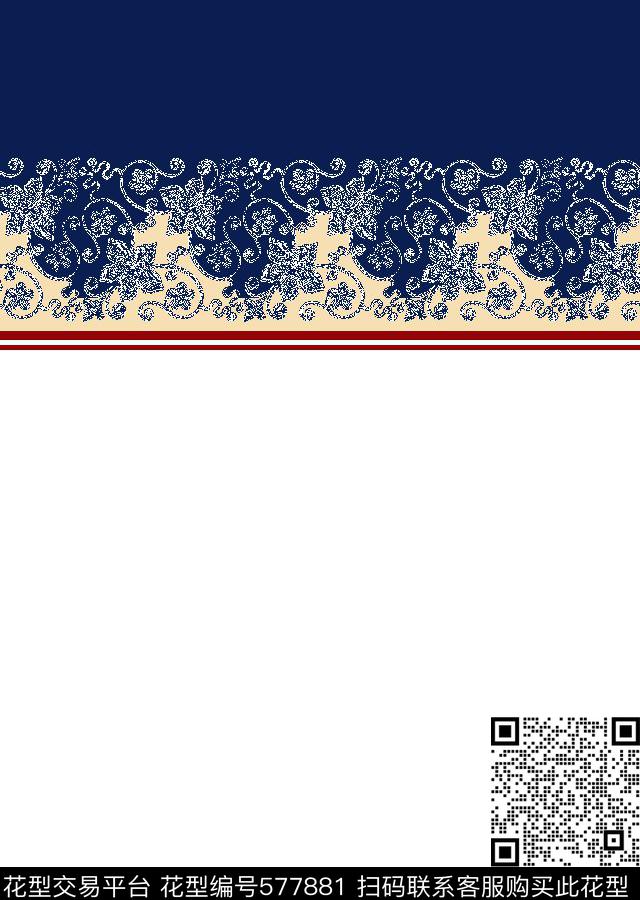 时尚商务乱花格型商务传统印花华亿平台下载（图片编号: 577881） - 瓦栏（Walan）