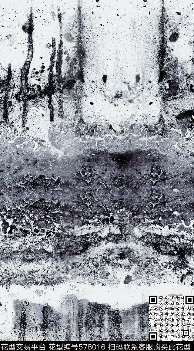 自然肌理定位印花数码印花华亿平台下载（图片编号: 578016） - 瓦栏（Walan）