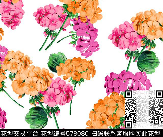 GUCCI2016海棠花数码印花华亿平台下载（图片编号: 578080） - 瓦栏（Walan）