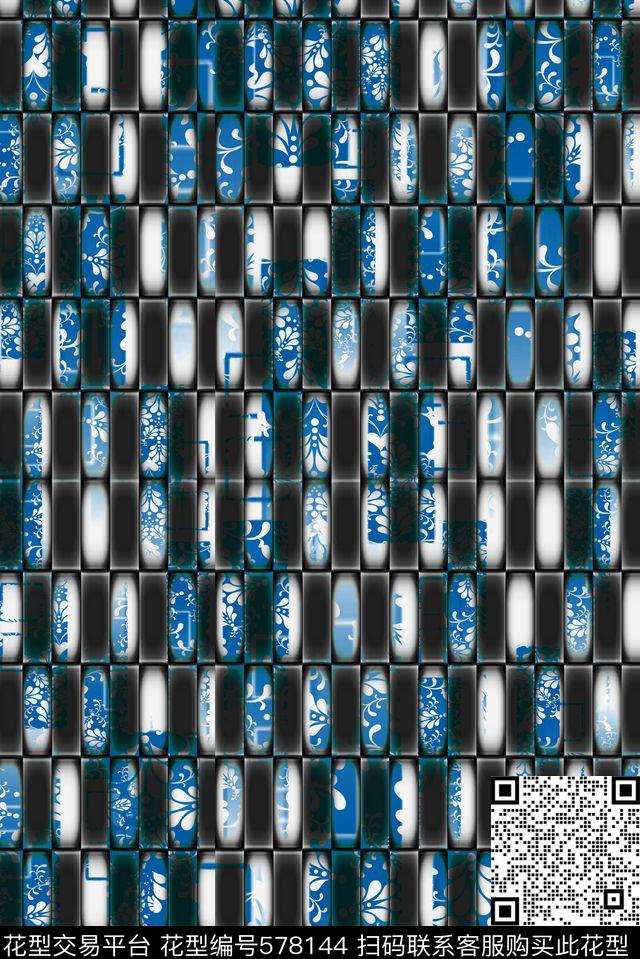 波点零点--男装创意数码印花华亿平台下载（图片编号: 578144） - 瓦栏（Walan）