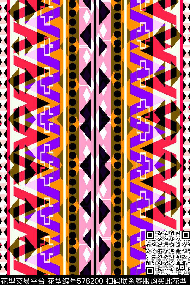 衬衫衬衣窗帘华亿平台传统印花华亿平台下载（图片编号: 578200） - 瓦栏（Walan）