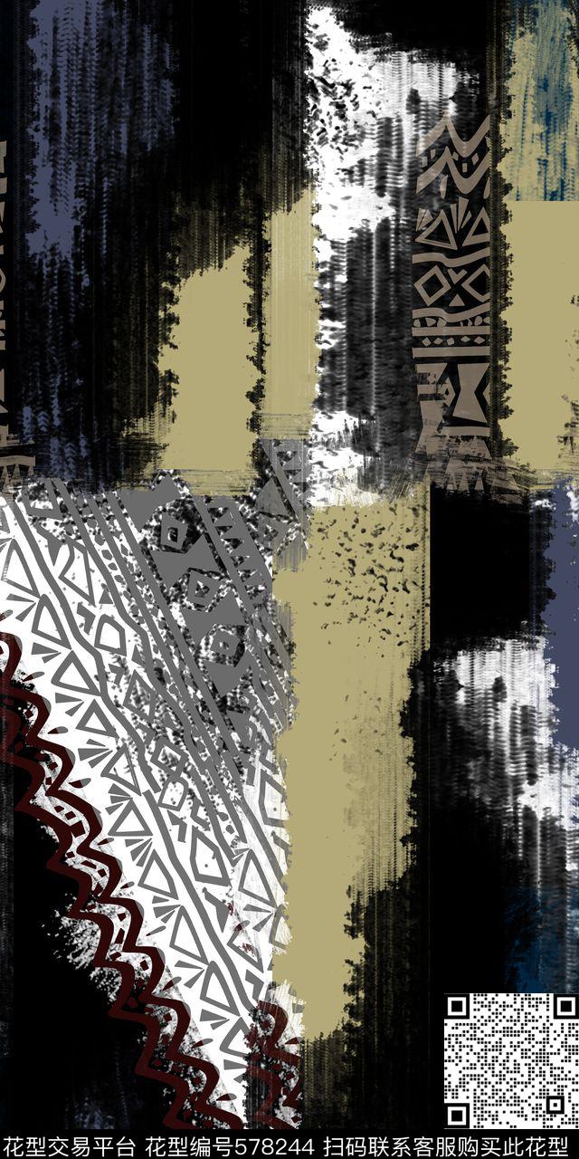 非洲民族风部落传统印花华亿平台下载（图片编号: 578244） - 瓦栏（Walan）