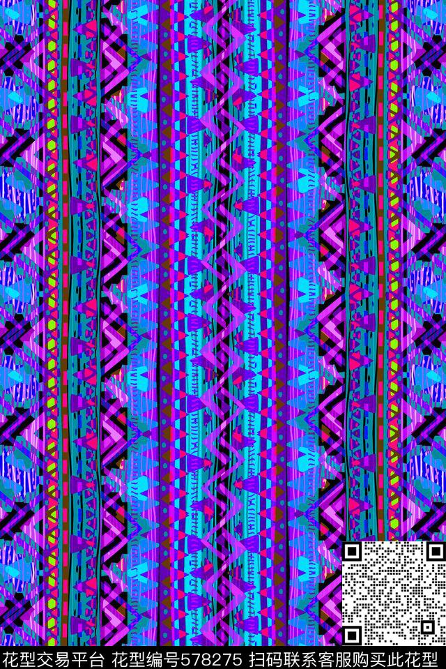 格子衫几何格子几何条纹传统印花华亿平台下载（图片编号: 578275） - 瓦栏（Walan）