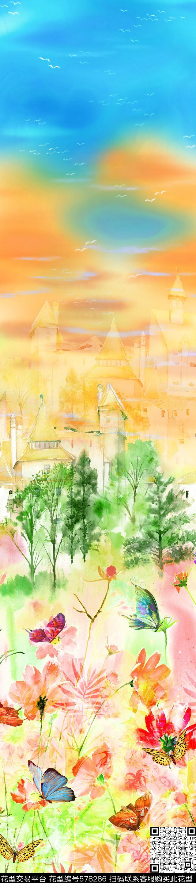 定位华亿平台油画数码印花华亿平台下载（图片编号: 578286） - 瓦栏（Walan）