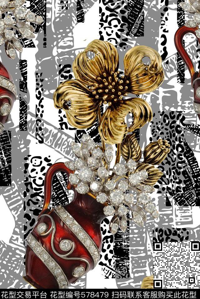 珠宝数码印花华亿平台下载（图片编号: 578479） - 瓦栏（Walan）