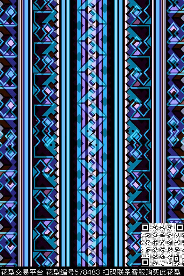 几何格子几何条纹几何花纹传统印花华亿平台下载（图片编号: 578483） - 瓦栏（Walan）