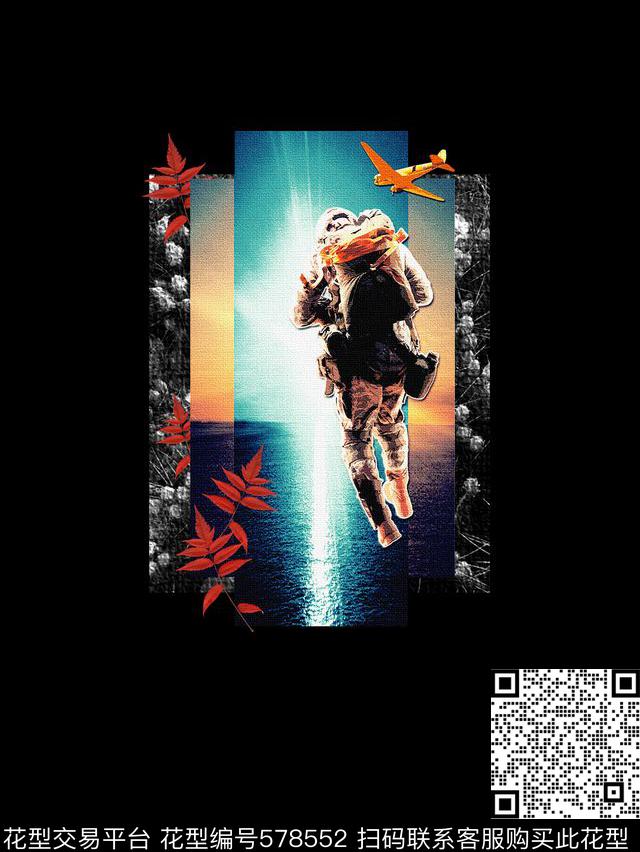 流行时尚旅行者大自然数码印花华亿平台下载（图片编号: 578552） - 瓦栏（Walan）