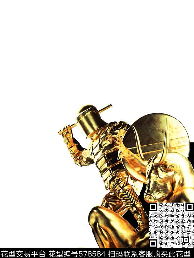 哥特3D另类数码印花华亿平台下载（图片编号: 578584） - 瓦栏（Walan）