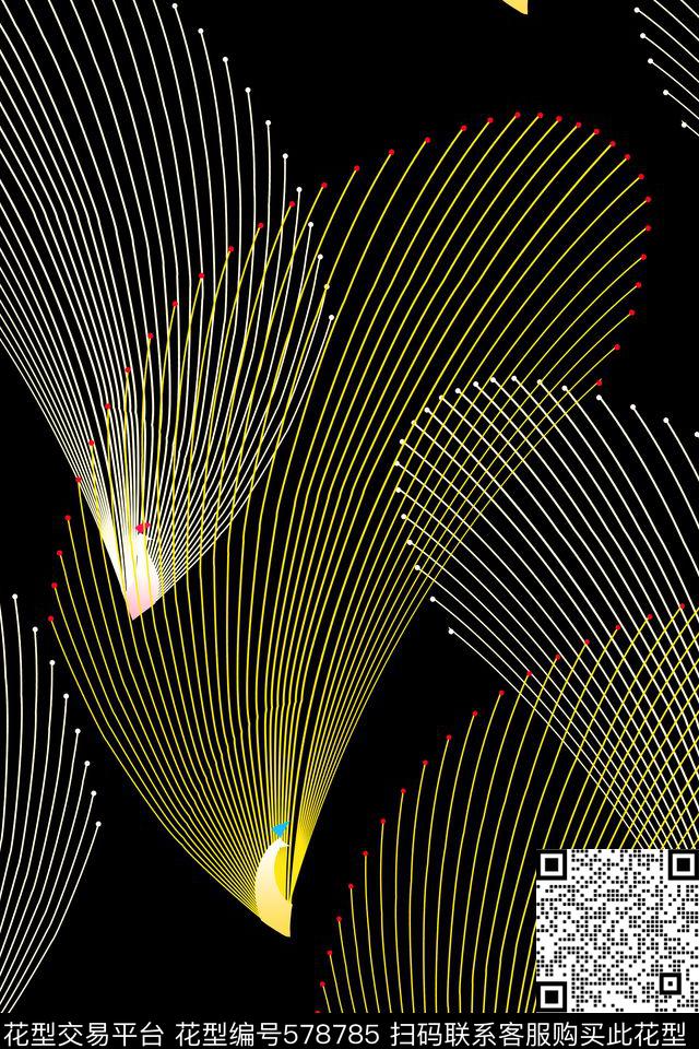 时尚手绘孔雀个性图案传统印花华亿平台下载（图片编号: 578785） - 瓦栏（Walan）