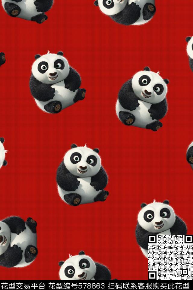 动物数码印花华亿平台下载（图片编号: 578863） - 瓦栏（Walan）