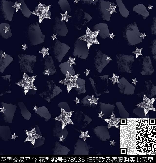 我来几何星星星空传统印花华亿平台下载（图片编号: 578935） - 瓦栏（Walan）