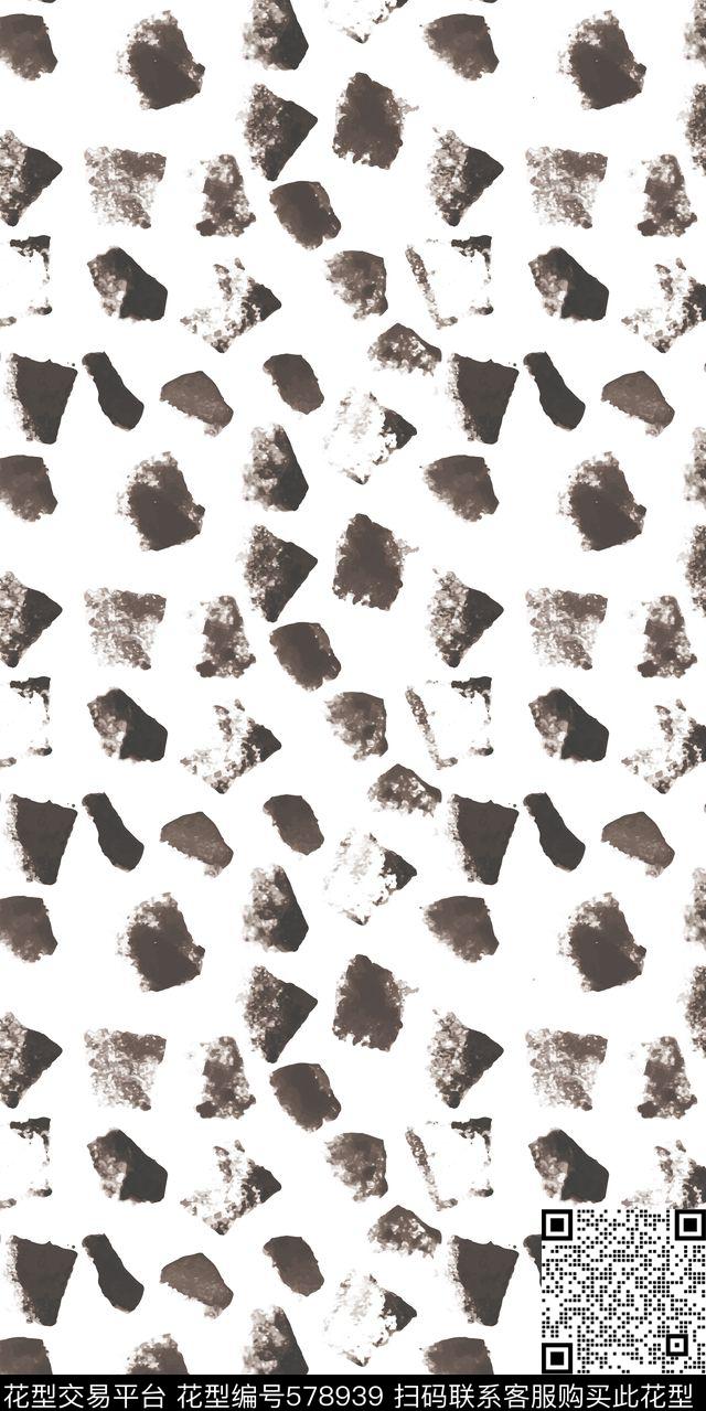 机理笔触墨迹传统印花华亿平台下载（图片编号: 578939） - 瓦栏（Walan）