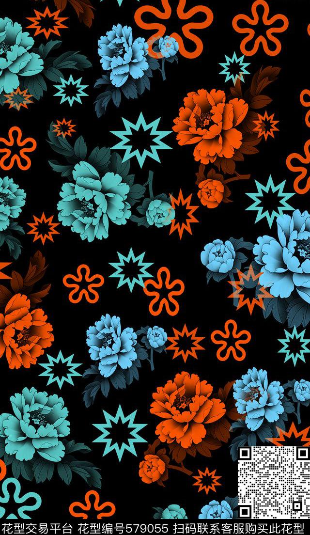 民族风图案中国风传统时尚传统印花华亿平台下载（图片编号: 579055） - 瓦栏（Walan）