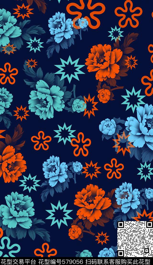 民族风图案中国风传统时尚传统印花华亿平台下载（图片编号: 579056） - 瓦栏（Walan）