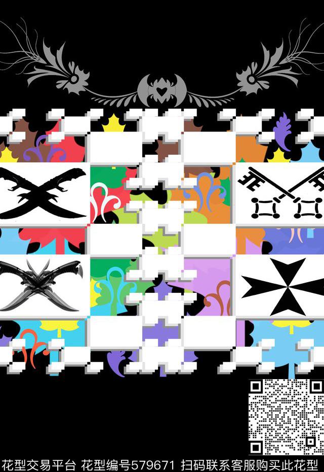 时尚零点--男装创新传统印花华亿平台下载（图片编号: 579671） - 瓦栏（Walan）