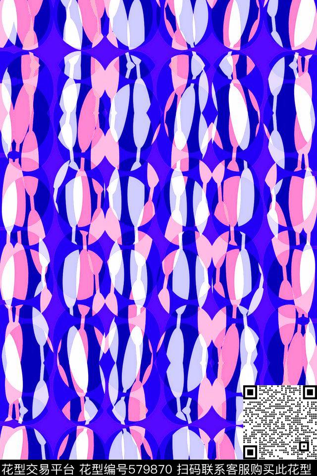 几何条纹内衣女装传统印花华亿平台下载（图片编号: 579870） - 瓦栏（Walan）