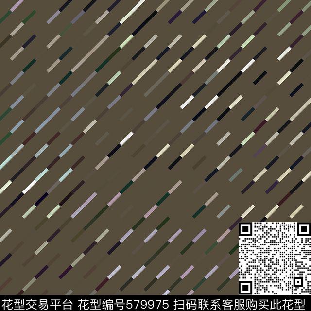 复古条纹几何传统印花华亿平台下载（图片编号: 579975） - 瓦栏（Walan）