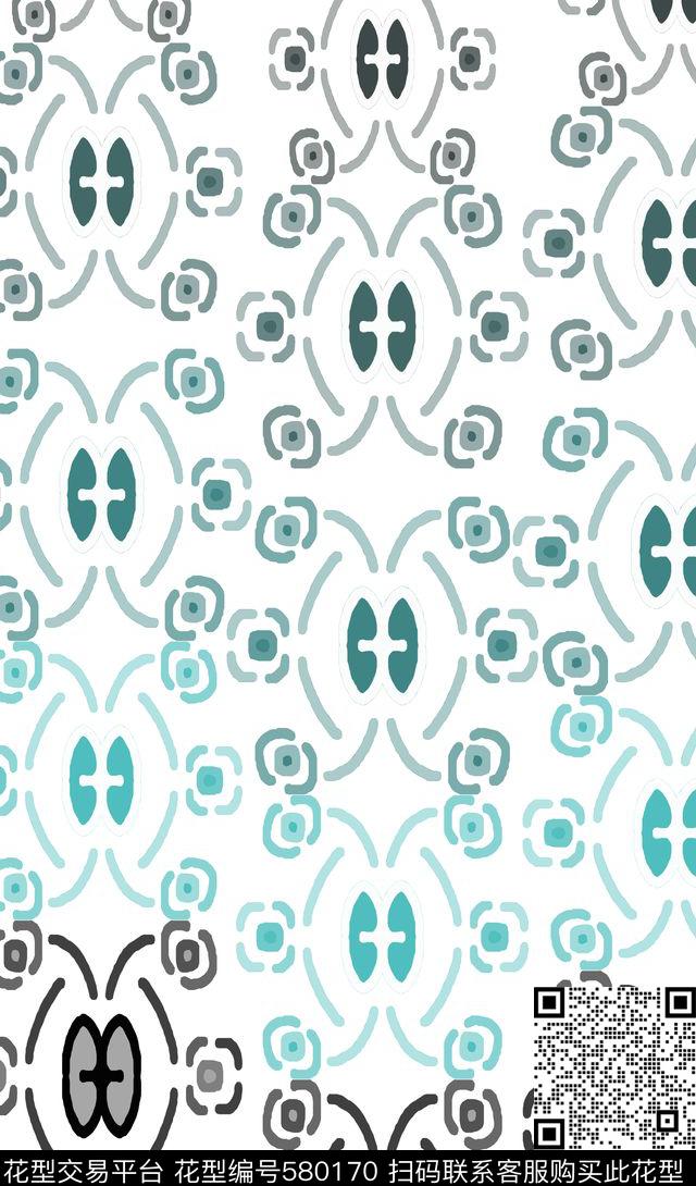 手绘涂鸦图案蝴蝶时尚清新传统印花华亿平台下载（图片编号: 580170） - 瓦栏（Walan）