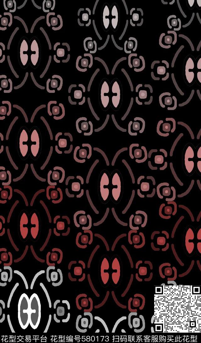 手绘涂鸦图案蝴蝶时尚清新传统印花华亿平台下载（图片编号: 580173） - 瓦栏（Walan）