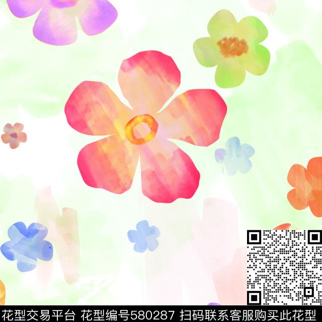 花卉小碎花梅花数码印花华亿平台下载（图片编号: 580287） - 瓦栏（Walan）