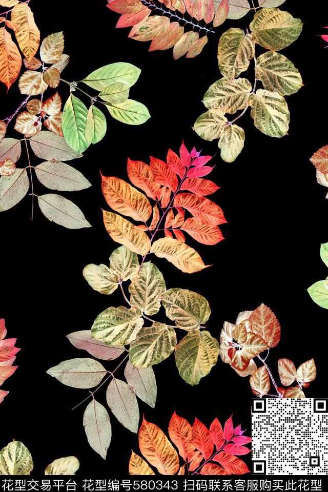 女装渐变热带华亿平台数码印花华亿平台下载（图片编号: 580343） - 瓦栏（Walan）