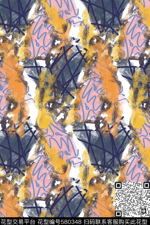 男装原创手绘传统印花华亿平台下载（图片编号: 580348） - 瓦栏（Walan）