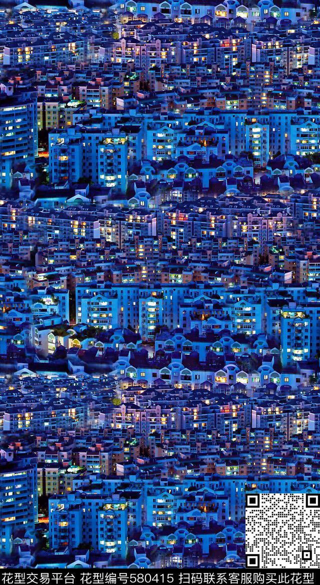 甜美清新几何建筑元素小碎花格子满版衬衫数码印花华亿平台下载（图片编号: 580415） - 瓦栏（Walan）