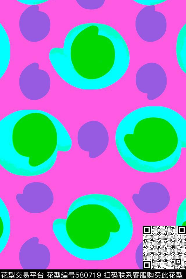 简约撞色几何家居睡衣传统印花华亿平台下载（图片编号: 580719） - 瓦栏（Walan）