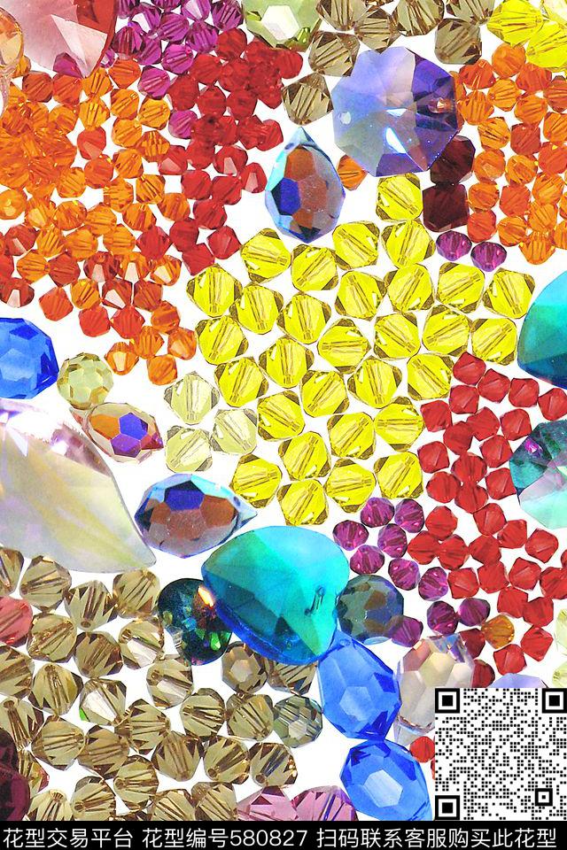 时尚尚宝石珠宝数码印花华亿平台下载（图片编号: 580827） - 瓦栏（Walan）