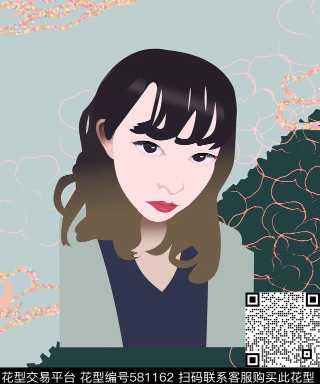 个性流行时尚数码印花华亿平台下载（图片编号: 581162） - 瓦栏（Walan）